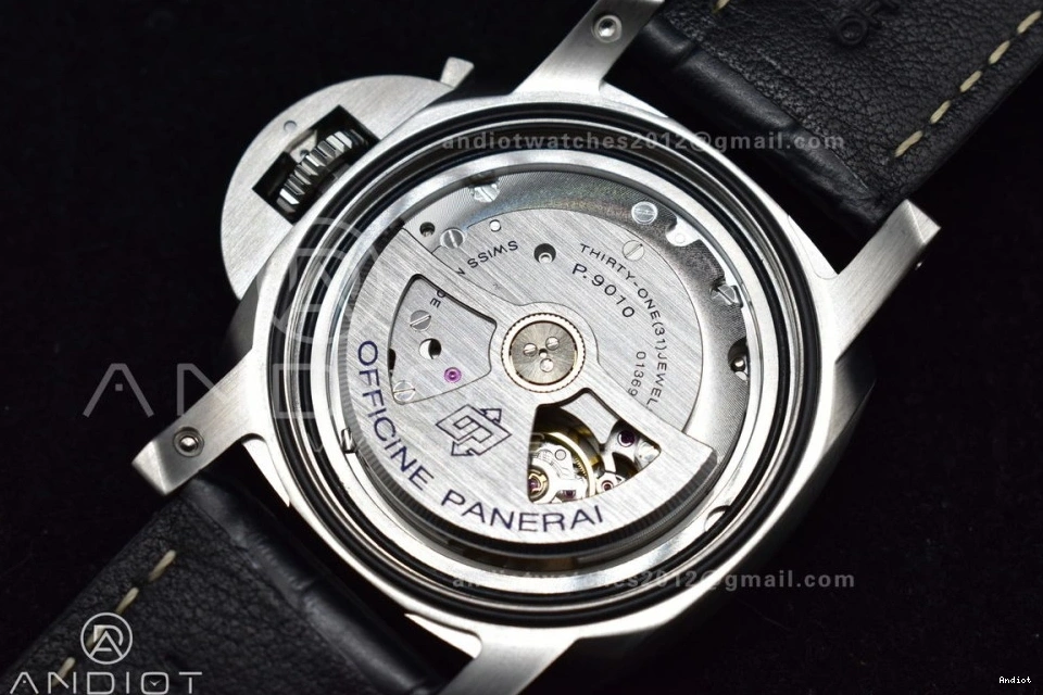 PAM1312 Leather Black Best 1:1 Dial P.9010 SBF Clone on Strap Edition Black 0418